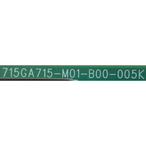 MAIN PARA TV INSIGNIA 4K·UHD·HDR ((FIRE TV)) / NUMERO DE PARTE XLCB02K064 / 715GA715-M01-B00-005K / KSA650088 V/ PANEL TPT650WR-QUBF70.K REV:SNWP0AE / DISPLAY HV650QUB-F70 / MODELO NS-65DF710NA21